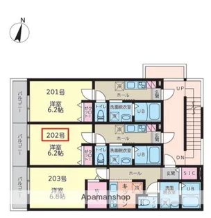 アイフラット【2階】の間取り