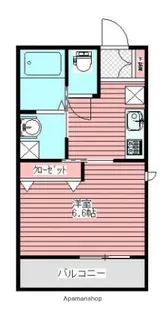 ヴァンベール緑が丘【1階】の間取り