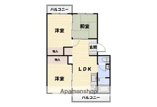 八千代中央レジデンス2号棟【1階】の間取り