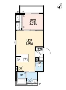 FLEUR N−4【2階】の間取り