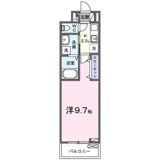 ホワイトタウンB【3階】の間取り