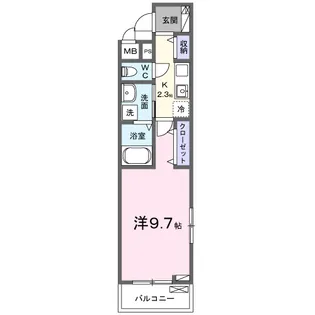 ホワイトタウンB【3階】の間取り