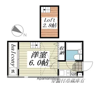 ジュネパレス八千代第21【2階】の間取り