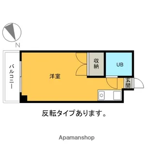 サンライズ多田【3階】の間取り