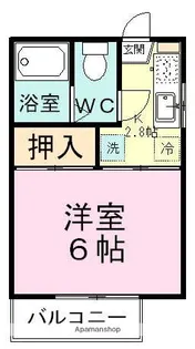 グリーンウッドK&S【2階】の間取り