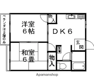 サンコート一番館【1階】の間取り