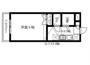 アイリス船橋【1階】の間取り