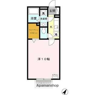 ESTRONDE(エスト・ロンド)【1階】の間取り