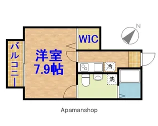 カーサ ソレイユ八幡宿【2階】の間取り