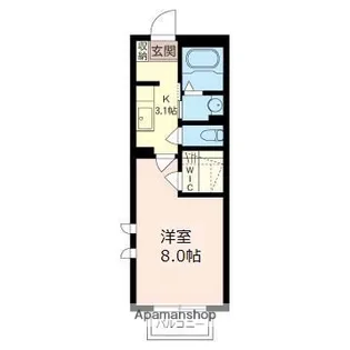 ディアナA【1階】の間取り