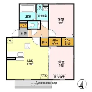 ボナール【1階】の間取り