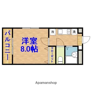 キャトルセゾン【301号室】の間取り