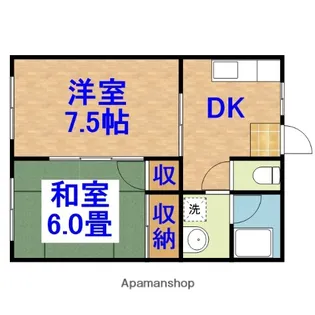 アーバンハイツYM【1階】の間取り