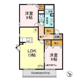 メイプルハウス C−Ⅲ【2階】の間取り