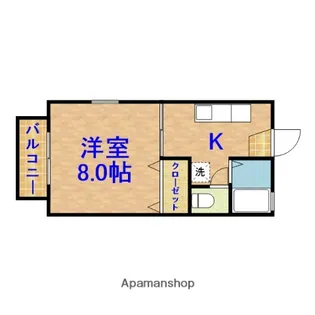 サンライトハイツ【1階】の間取り
