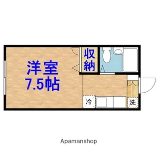 クリヤハイツ【210号室】の間取り