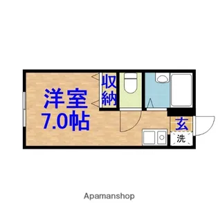 クリヤハイツ【108号室】の間取り