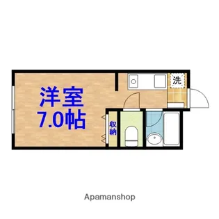 KT・HOUSE【407号室】の間取り