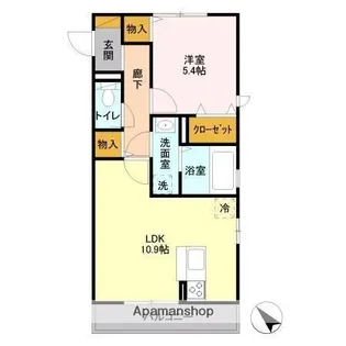 グロリアス【2階】の間取り