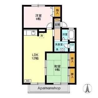 アルカディア Ⅲ【2階】の間取り
