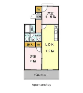 エミーハイツ【2階】の間取り