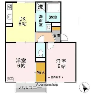 ファインビレッジ【2階】の間取り