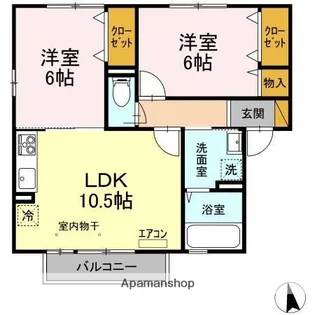 ピーノフォーリア Ⅰ【2階】の間取り
