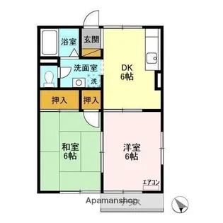 プチパレス【1階】の間取り