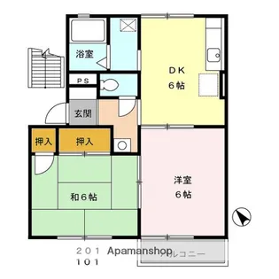 カサ・ド・マールC【1階】の間取り