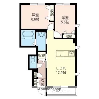 ピュアナ【1階】の間取り