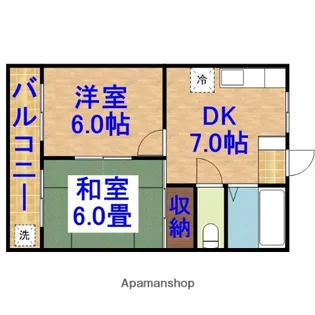 南総ハイツ【202号室】の間取り