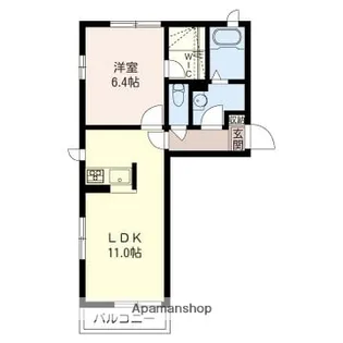 レナフォート【103号室】の間取り