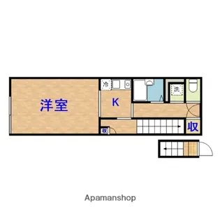 くらや2【202号室】の間取り