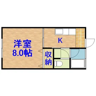 エルカーサ市原【202号室】の間取り