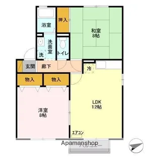 エトワール B【1階】の間取り