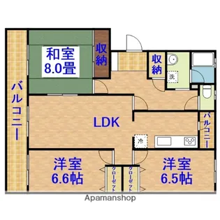ケイティ第1【102号室】の間取り