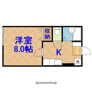 旭五所ハイツ【103号室】の間取り