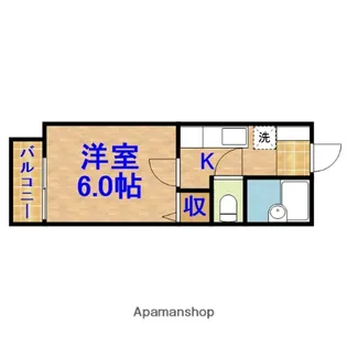 旭五所ハイツ【207号室】の間取り