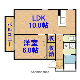シーガルⅡ【2階】の間取り