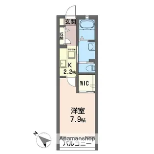 エルシオン京葉【103号室】の間取り