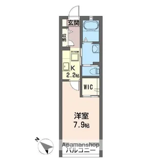 エルシオン京葉【105号室】の間取り