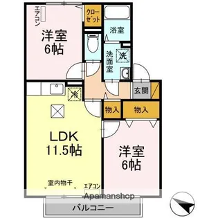 グランモア【1階】の間取り