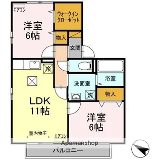 グランモア【1階】の間取り