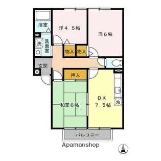 パセオみずほ台【2階】の間取り
