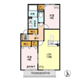 YMA Ⅰ【1階】の間取り