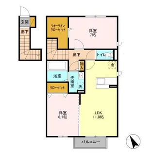 レムロード M【2階】の間取り