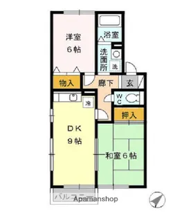 グリーンパーク白旗 A【1階】の間取り