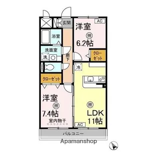 千葉県千葉市緑区おゆみ野南2丁目【マンション】の間取り