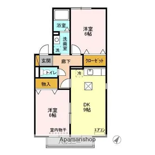 ヴィラージュD【1階】の間取り