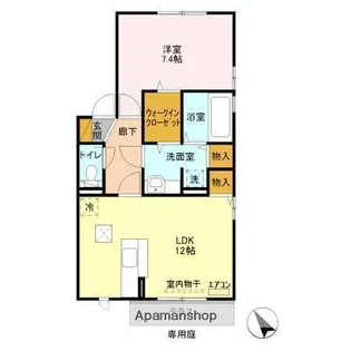 ヴァンガード Ⅰ【1階】の間取り